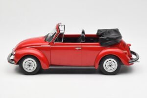 Volkswagen Beetle 1303 Kabriolet Czerwony Norev 1:18 188529 Metal — zdjęcie 3 z 6