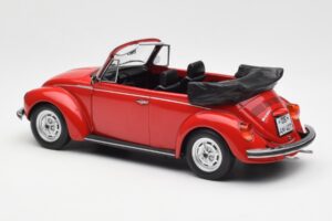 Volkswagen Beetle 1303 Kabriolet Czerwony Norev 1:18 188529 Metal — zdjęcie 5 z 6