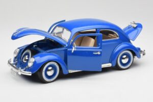 Volkswagen Beetle Niebieski Bburago 1:18 23124646 Metal — zdjęcie 2 z 8