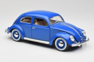 Volkswagen Beetle Niebieski Bburago 1:18 23124646 Metal — zdjęcie 6 z 8