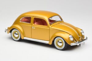 Volkswagen Beetle Złoty Bburago 1:18 3361 Metal — zdjęcie 6 z 8