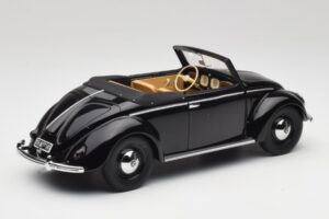 Volkswagen Beetle Type 1 Hebmuller Kabriolet Czarny Minichamps 1:18 107054232 Metal — zdjęcie 2 z 6