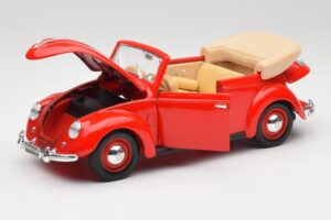 Volkswagen Kabriolet Ruby Czerwony Maisto 1:18 32826 Metal — zdjęcie 2 z 8