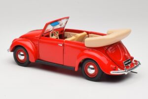 Volkswagen Kabriolet Ruby Czerwony Maisto 1:18 32826 Metal — zdjęcie 7 z 8