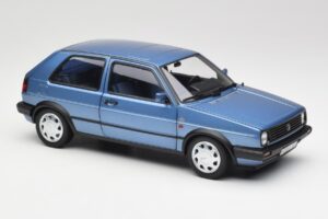 Volkswagen Golf Mk2 10 Million Star Niebieski Metaliczny Norev 1:18 188562 Metal — zdjęcie 6 z 8