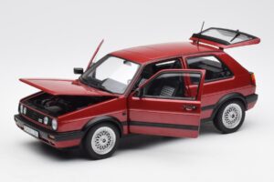 Volkswagen Golf Mk2 GTI Czerwony Metalik Norev 1:18 188555 Metal — zdjęcie 2 z 8