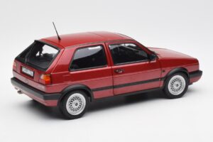 Volkswagen Golf Mk2 GTI Czerwony Metalik Norev 1:18 188555 Metal — zdjęcie 3 z 8