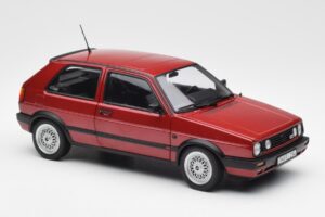 Volkswagen Golf Mk2 GTI Czerwony Metalik Norev 1:18 188555 Metal — zdjęcie 6 z 8