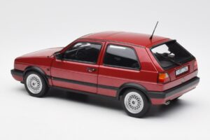 Volkswagen Golf Mk2 GTI Czerwony Metalik Norev 1:18 188555 Metal — zdjęcie 7 z 8