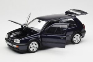 Volkswagen Golf Mk3 VR6 Niebieski Metalik Norev 1:18 188462 Metal — zdjęcie 2 z 8