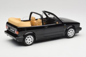Volkswagen Golf Mk1 Kabriolet Czarny Norev 1:18 188568 Metal — zdjęcie 2 z 6