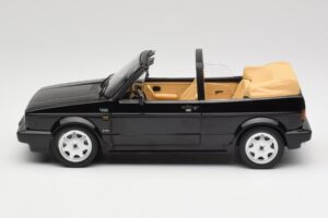 Volkswagen Golf Mk1 Kabriolet Czarny Norev 1:18 188568 Metal — zdjęcie 3 z 6