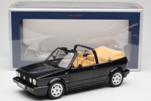 Volkswagen Golf Mk1 Kabriolet Czarny Norev 1:18 188568 Metal — zdjęcie 6 z 6