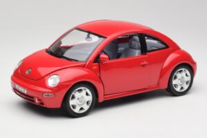 Volkswagen New Beetle Czerwony Bburago 1:18 3342 Metal