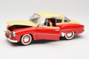 Wartburg 311 Coupe Czerwony & Beige Revell 1:18 8418 Metal — zdjęcie 2 z 8