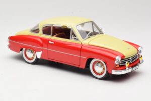Wartburg 311 Coupe Czerwony & Beige Revell 1:18 8418 Metal — zdjęcie 6 z 8