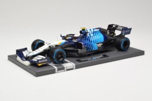 Williams Racing Mercedes FW43B #6 N. Latifi Belgian GP 2021 Minichamps 1:18 117211306 Metal — zdjęcie 2 z 6
