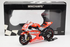 Yamaha YZR-M1 Gauloises Fortuna Yamaha #7 C. Checa MotoGP 2004 Minichamps 1:12 122043007 Metal — zdjęcie 6 z 6